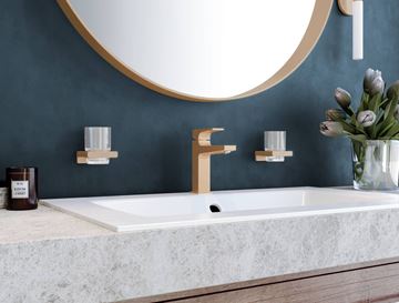 HANSGROHE METROPOL umývadlová stojanková batéria, s odtokovou súpravou, EcoSmart, matná biela 32507700 Obrázek - fotka