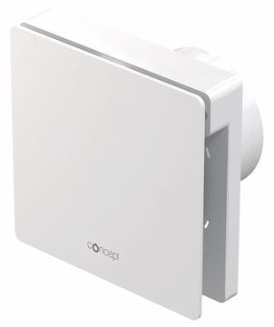 CONCEPT SILENZIO 100 VK NF axiálny ventilátor 100 mm, nástenný/stropný, s časovačom a čidlom vlhkosti