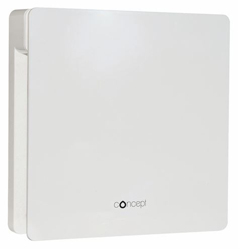 CONCEPT SILENZIO 100 VK NF axiálny ventilátor 100 mm, nástenný/stropný, s časovačom a čidlom vlhkosti 11238 Obrázek - fotka