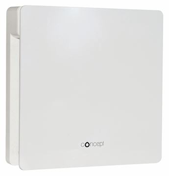 CONCEPT SILENZIO 100 VK NF axiálny ventilátor 100 mm, nástenný/stropný, s časovačom a čidlom vlhkosti 11238 Obrázek - fotka