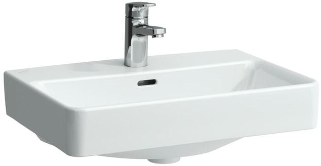LAUFEN PRO S umývadlo 55 cm, s otvorom pre batériu a prepadom
