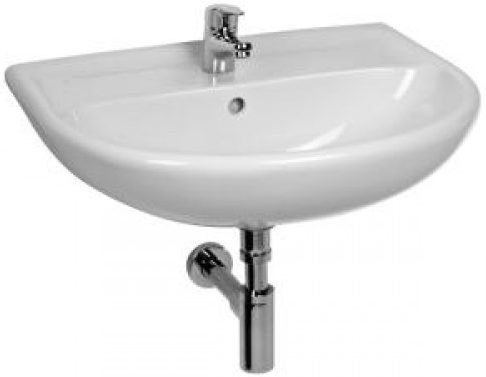 JIKA LYRA PLUS umývadlo 65 cm, s otvorom pre batériu a prepadom H8143840001041 Obrázek - Hlavní obrázek