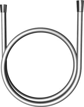 HANSA sprchová hadica 1250 mm, hladká, s ochranou proti prekrúteniu, plast, chróm