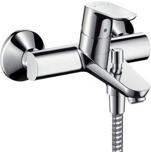 HANSGROHE FOCUS vaňová nástenná batéria, s prepínačom, chróm