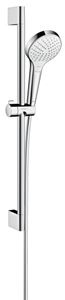 HANSGROHE CROMA SELECT S VARIO 3JET sprchová súprava 3-dielna, ručná sprcha pr. 110 mm, 3 prúdy, tyč, hadica, biela/chróm