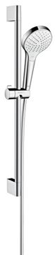 HANSGROHE CROMA SELECT S VARIO 3JET sprchová súprava 3-dielna, ručná sprcha pr. 110 mm, 3 prúdy, tyč, hadica, biela/chróm