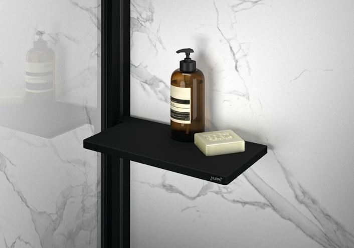 HÜPPE SELECT+ stena walk-in 110x200 cm, black edition/číre sklo SL0308.123.322 Obrázek - fotka