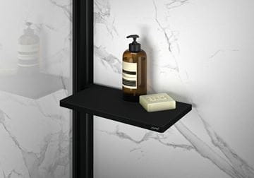 HÜPPE SELECT+ stena walk-in 160x200 cm, black edition/číre sklo SL0307.123.322 Obrázek - fotka