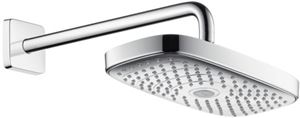 HANSGROHE RAINDANCE SELECT E300 2JET horná sprcha 300x160mm, so sprchovým ramenom, chróm