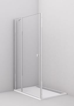 CONCEPT 200 sprchové dvere 90x200 cm, lietacie, aluchróm/sklo číre CON130905007 Obrázek - fotka