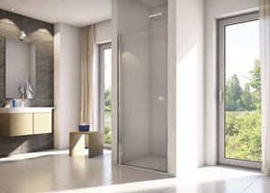 CONCEPT 200 sprchové dvere 90x200 cm, lietacie, aluchróm/číre sklo