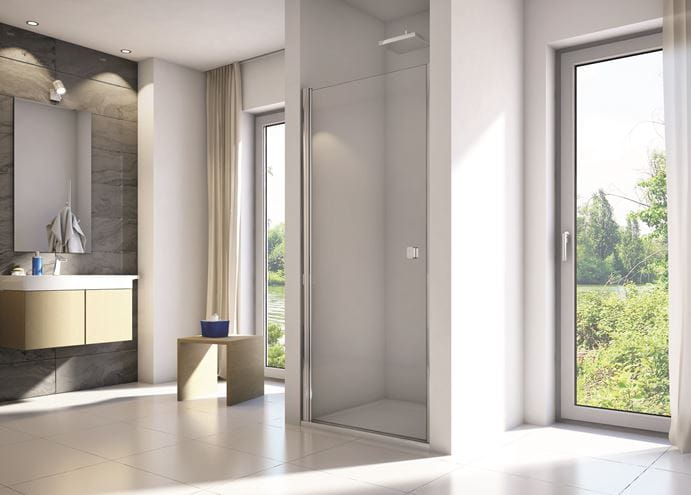 CONCEPT 200 sprchové dvere 90x200 cm, lietacie, aluchróm/číre sklo CON10905007 Obrázek - fotka