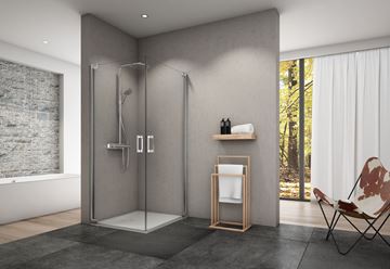 CONCEPT 300 STYLE sprchové dvere 100x200 cm, lietacie, ľavé, aluchróm/číre sklo CO3P1C G 100 50 07 Obrázek - fotka
