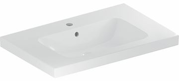 GEBERIT ICON LIGHT umývadlo 75 cm, s otvorom pre batériu a prepadom, KeraTect