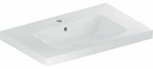 GEBERIT ICON LIGHT umývadlo 75 cm, s otvorom pre batériu a prepadom, KeraTect