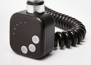 P.M.H. HT2 vykurovacia tyč 300W, elektrická, krútený kábel, s termostatom, čierna