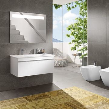 VILLEROY & BOCH MORE TO SEE 14 zrkadlo 160x75 cm, s osvetlením, s reguláciou teploty svetla, s reguláciou stmievania, so senzorom A4291600 Obrázek - fotka