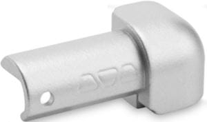 SCHLÜTER SYSTEMS RONDEC-A/ED kút 8mm vonkajší roh, hliník eloxovaný/lesklý chróm