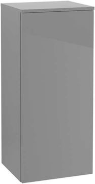 VILLEROY & BOCH VERITY LINE nízka skrinka 40,1x34,3x88,8 cm, 1 dvierka, pánty vľavo, Push-open, Glossy White