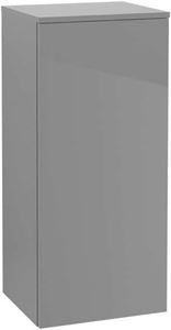 VILLEROY & BOCH VERITY LINE nízka skrinka 40,1x34,3x88,8 cm, 1 dvierka, pánty vľavo, Push-open, Glossy White