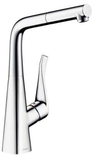 HANSGROHE METRIS M71 drezová batéria, s vyťahovacou koncovkou, chróm 14821000 Obrázek - Hlavní obrázek