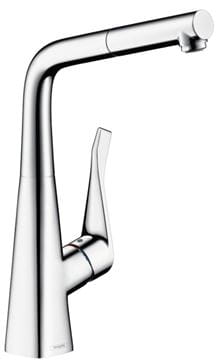 HANSGROHE METRIS M71 drezová batéria, s vyťahovacou koncovkou, chróm