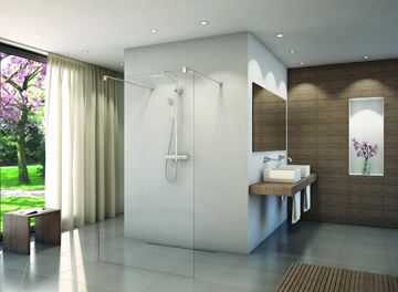 CONCEPT 200 CONFP stena walk-in 140x200 cm, aluchróm/číre sklo CONFP1405007 Obrázek - fotka