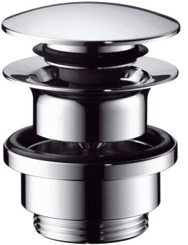 HANSGROHE umývadlový výpust, click-clack, s prepadom, chróm 50100000 Obrázek - Hlavní obrázek