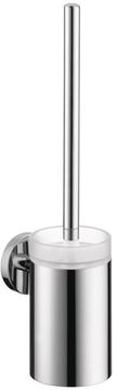 HANSGROHE LOGIS WC kefa, nástenná, sklo, chróm