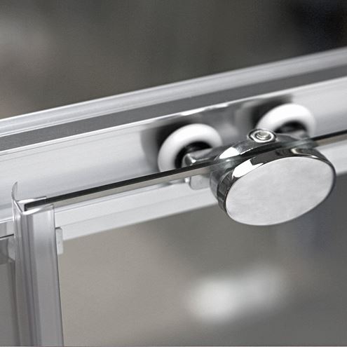 ROTH LEGA LINE LLS2 sprchový kút 100x80 cm, rohový vstup, posuvné dvere, brillant/sklo transparent 554-1008000-00-02 Obrázek - fotka