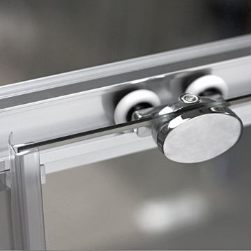 ROTH LEGA LINE LLS2 sprchový kút 100x80 cm, rohový vstup, posuvné dvere, brillant/sklo transparent 554-1008000-00-02 Obrázek - fotka