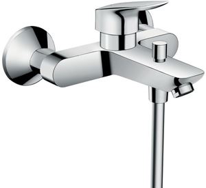 HANSGROHE LOGIS vaňová nástenná batéria, s prepínačom, chróm