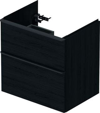 DURAVIT D-NEO skrinka s umývadlom 80x48x62,5 cm, 2 zásuvky, dub čierny DE012101616 Obrázek - fotka