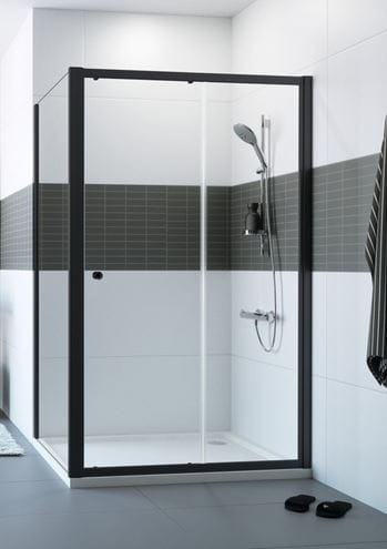 CONCEPT 100 BLACK EDITION sprchové dvere 140x200 cm, posuvné, čierna / číre sklo PTA20411.123.322 Obrázek - Hlavní obrázek