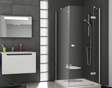 RAVAK SMARTLINE SMPS 90 bočná stena 90x190 cm, chróm/číre sklo 9SP70A00Z1 Obrázek - fotka