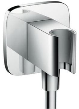 HANSGROHE FIXFIT PORTER E sprchový držiak ručnej sprchy G1/2xG1/2 so zabudovanou prípojkou pre hadicu, chróm