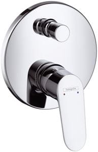 HANSGROHE FOCUS vaňová podomietková batéria, s prepínačom, chróm