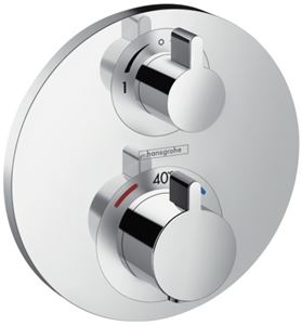 HANSGROHE ECOSTAT S podomietková termostatická batéria, pre 2 spotrebiče, chróm