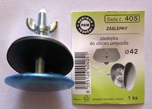 HARTMAN umývadlová záslepka 42 mm, chróm