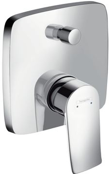 HANSGROHE METRIS vaňová podomietková batéria, s prepínačom, chróm
