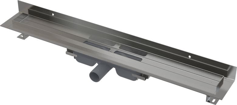 CONCEPT 100 WALL LOW sprchový žľab 1150 mm, k stene, bočný odtok DN 40, bez roštu, PP/nerez oceľ ZPC116-1150 Obrázek - Hlavní obrázek