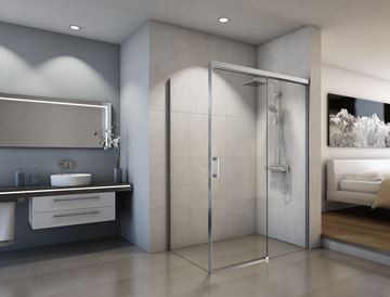 CONCEPT 300 STYLE sprchové dvere 140x200 cm, posuvné, pravé, aluchróm/číre sklo CO3S2 D 140 50 07 Obrázek - fotka
