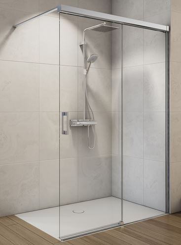 CONCEPT 300 STYLE stena walk-in 160x200 cm, aluchróm/číre sklo CO3W2 D 160 50 07 Obrázek - fotka