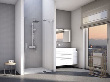 CONCEPT 300 STYLE sprchové dvere 140x200 cm, lietacie, pravé, aluchróm/číre sklo CO3P13P D 140 50 07 Obrázek - fotka