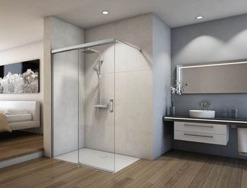 CONCEPT 300 STYLE stena walk-in 160x200 cm, ľavá, aluchróm/číre sklo CO3W2 G 160 50 07 Obrázek - fotka