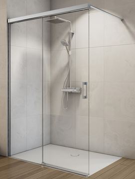 CONCEPT 300 STYLE stena walk-in 120x200 cm, aluchróm/číre sklo CO3W2 G 120 50 07 Obrázek - fotka