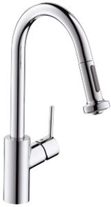 HANSGROHE TALIS S2 VARIARC drezová batéria, s vyťahovacou sprškou, sklopná pod okno, chróm