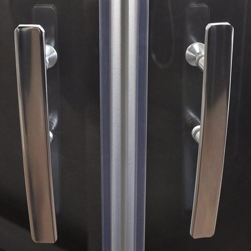 ROTH TOWER LINE TR2/800 sprchový kút 80x80 cm, R550, krídlové dvere, striebro/sklo transparent 723-8000000-01-02 Obrázek - fotka