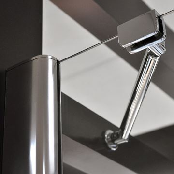 ROTH TOWER LINE TR2/800 sprchový kút 80x80 cm, R550, krídlové dvere, striebro/sklo transparent 723-8000000-01-02 Obrázek - fotka