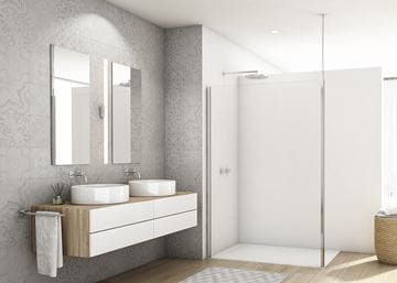 RONAL DIVERA D22WI1V stena walk-in 140x200 cm, aluchróm/číre sklo D22WI1V 140 50 07 Obrázek - fotka